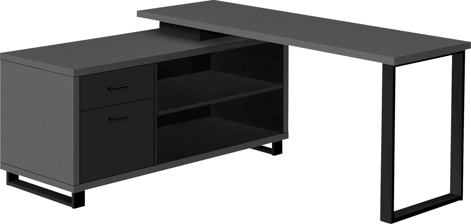 Winfair Charcoal Desk - Image 1