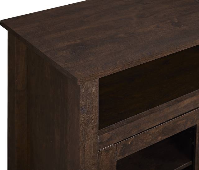 Winfield Trace Brown 58 in. Console with Electric Fireplace - Thumbnail - Image 4