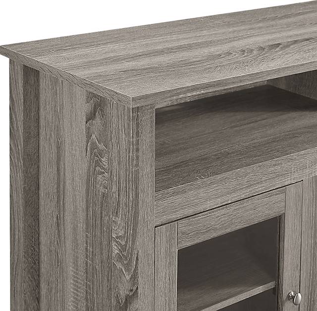 Winfield Trace Brown 58 in. Console with Electric Fireplace - Thumbnail - Image 3