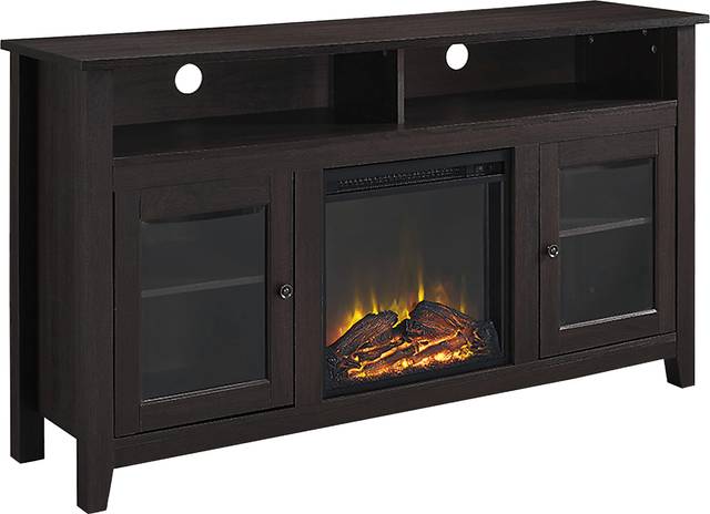 Winfield Trace Espresso 58 in. Console with Electric Fireplace - Thumbnail - Image 1