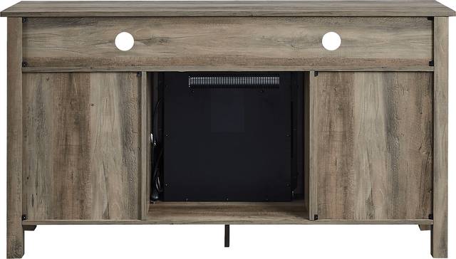 Winfield Trace Gray 58 in. Console, With Electric Fireplace - Thumbnail - Image 3