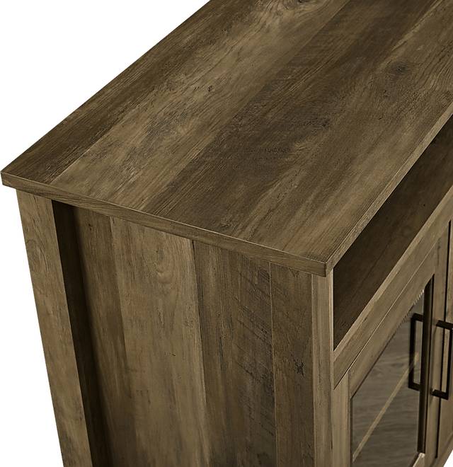 Winfield Trace Oak 58 in. Console with Electric Fireplace - Thumbnail - Image 3
