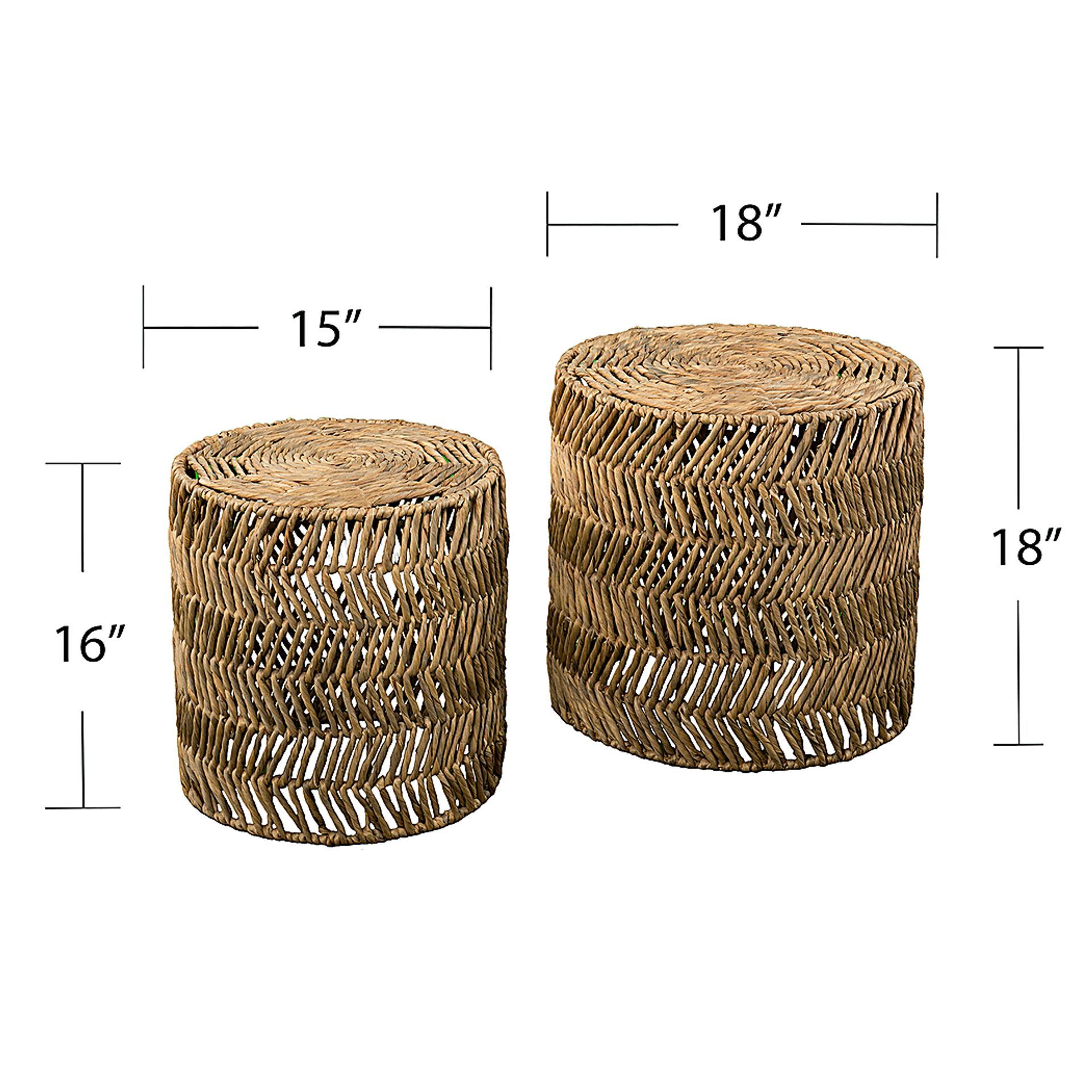 Winfred Natural Nesting Tables, Set of 2 - Image 4