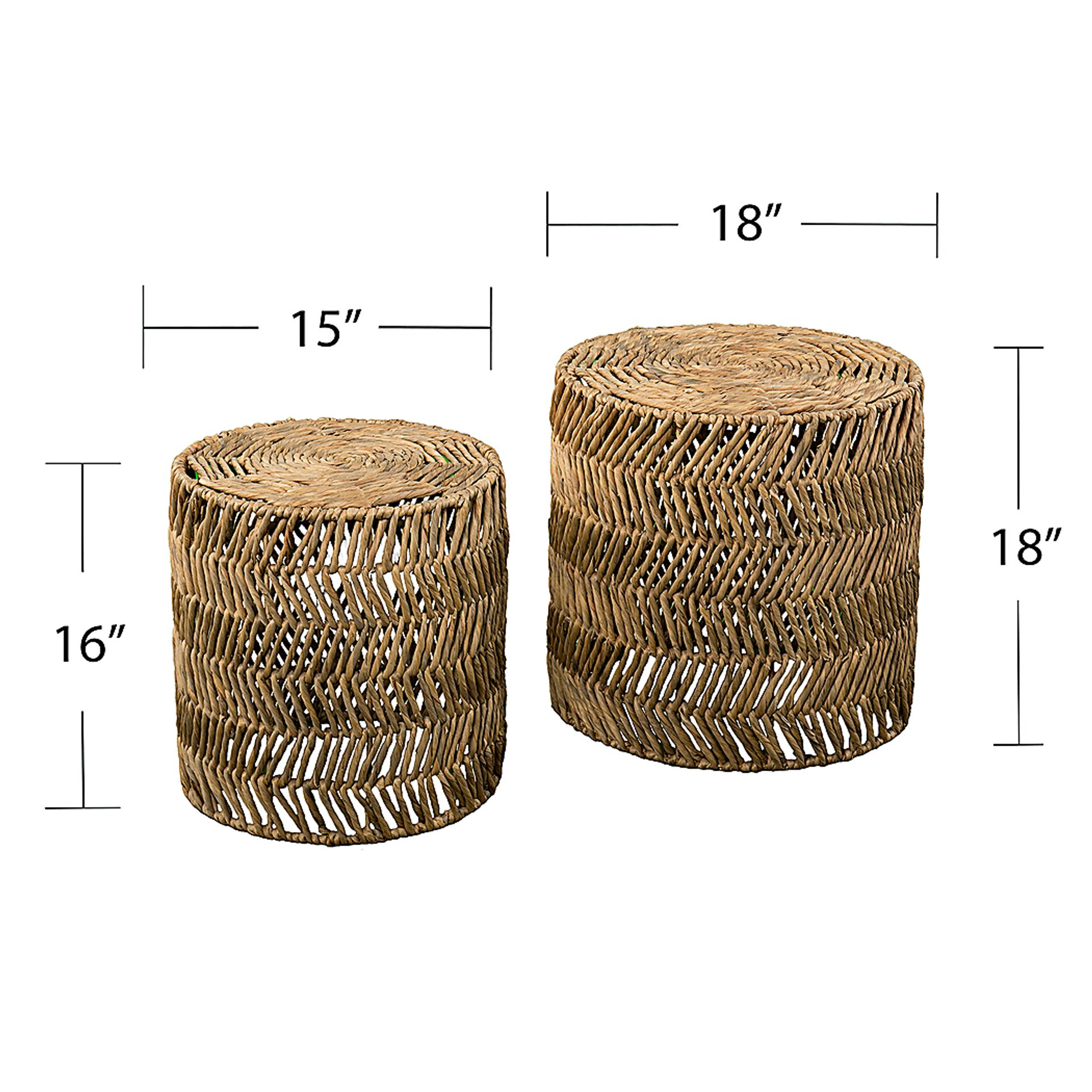 Winfred Natural Nesting Tables, Set of 2 - Image 4