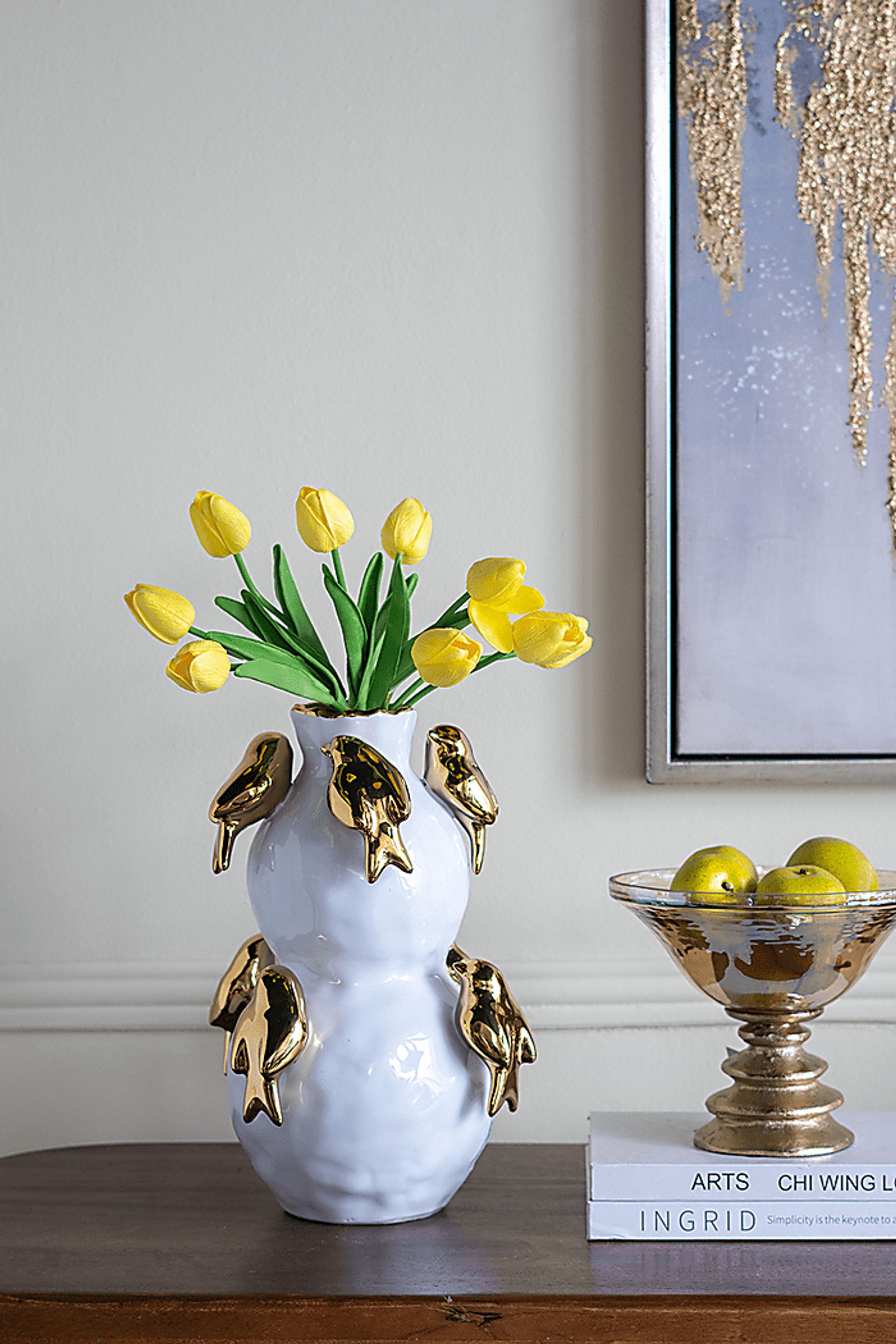 Wingly I White Vase - Image 2
