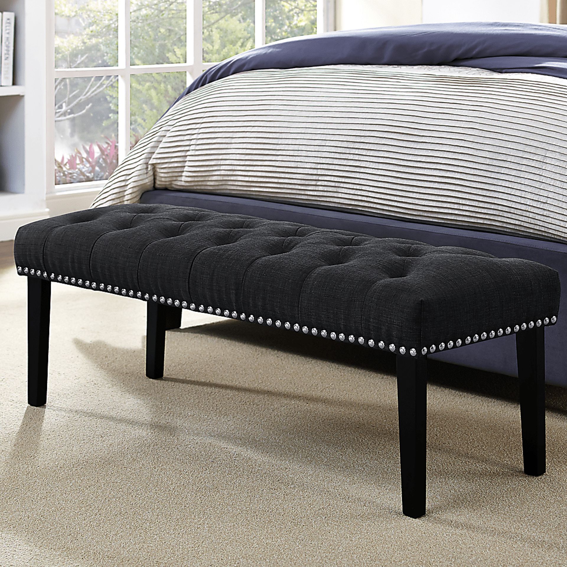 Wingrave Charcoal Bench - Image 2