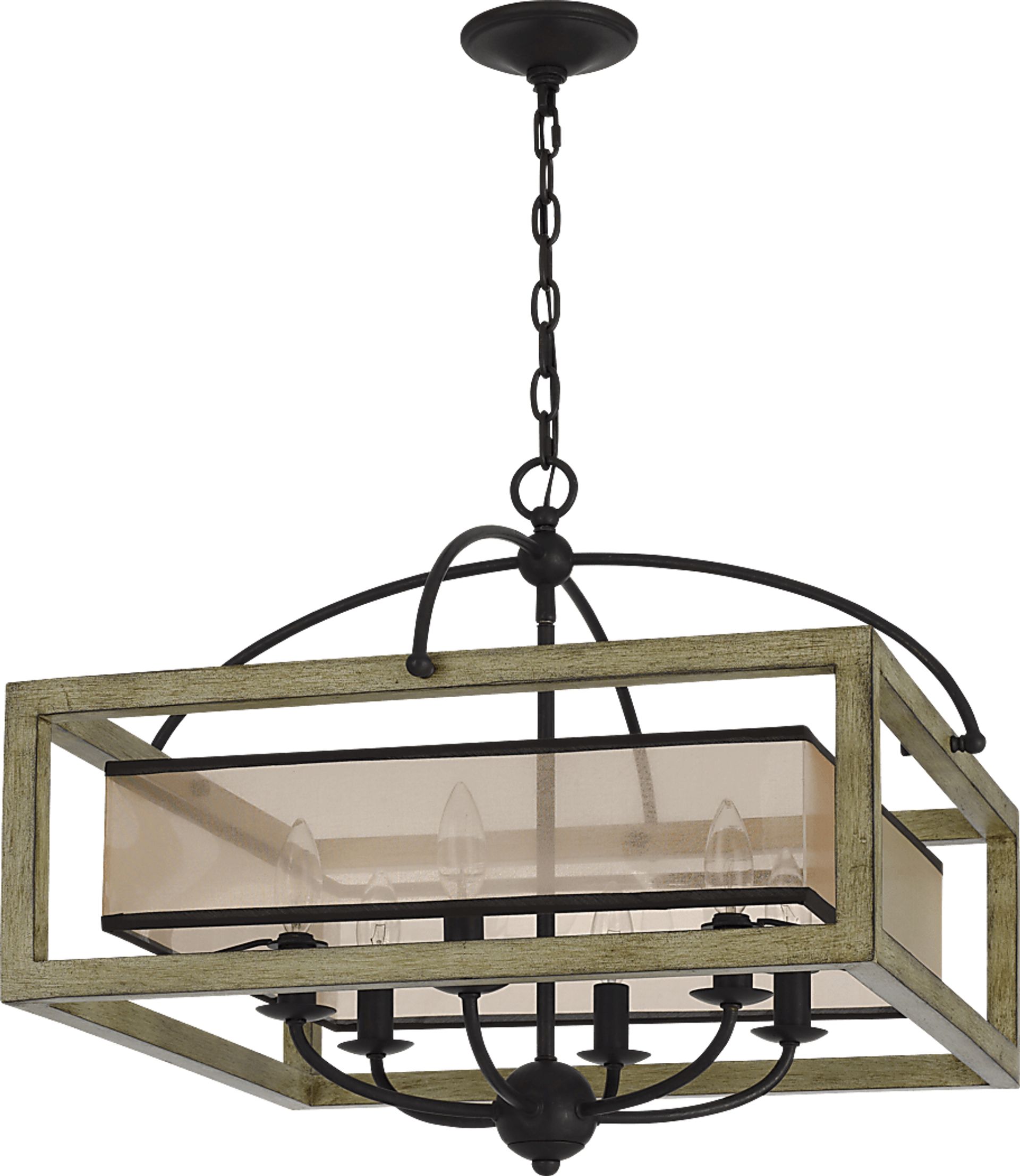 Wingrove Beige Chandelier - Image 4