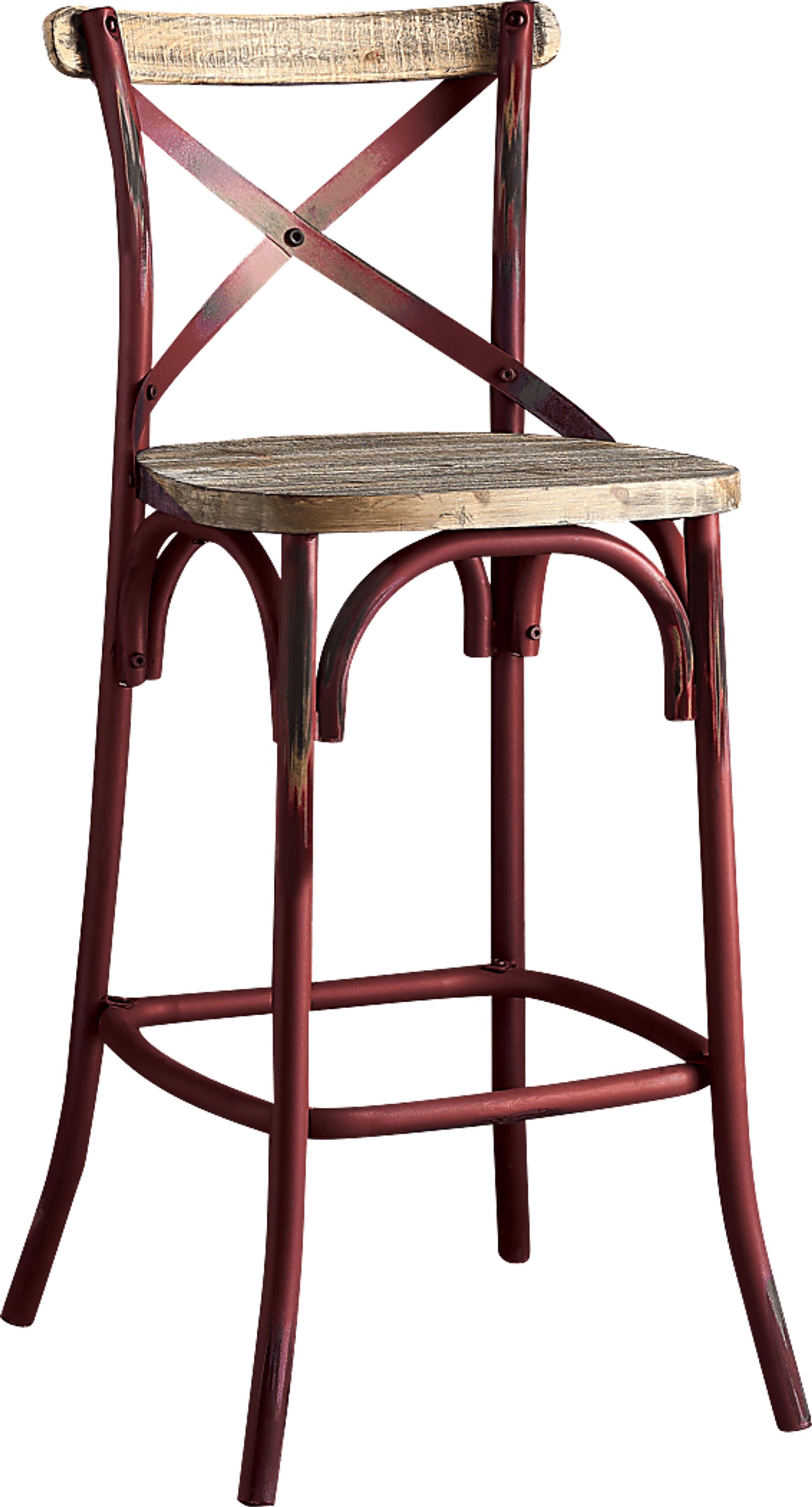 Winhall Red Barstool