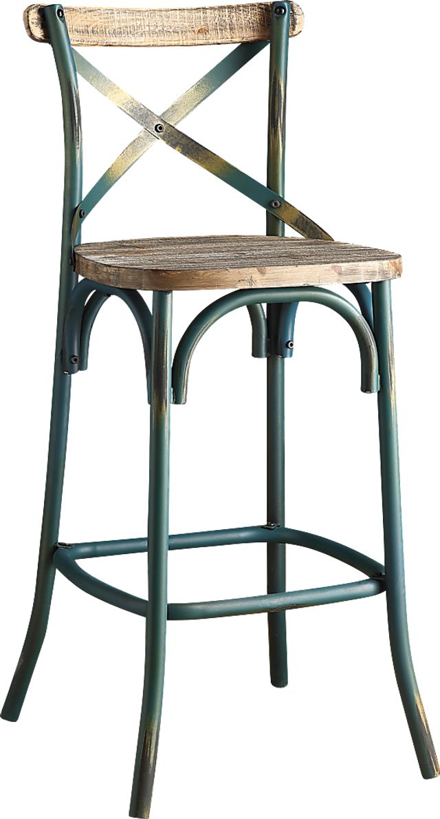 Winhall Turquoise Barstool