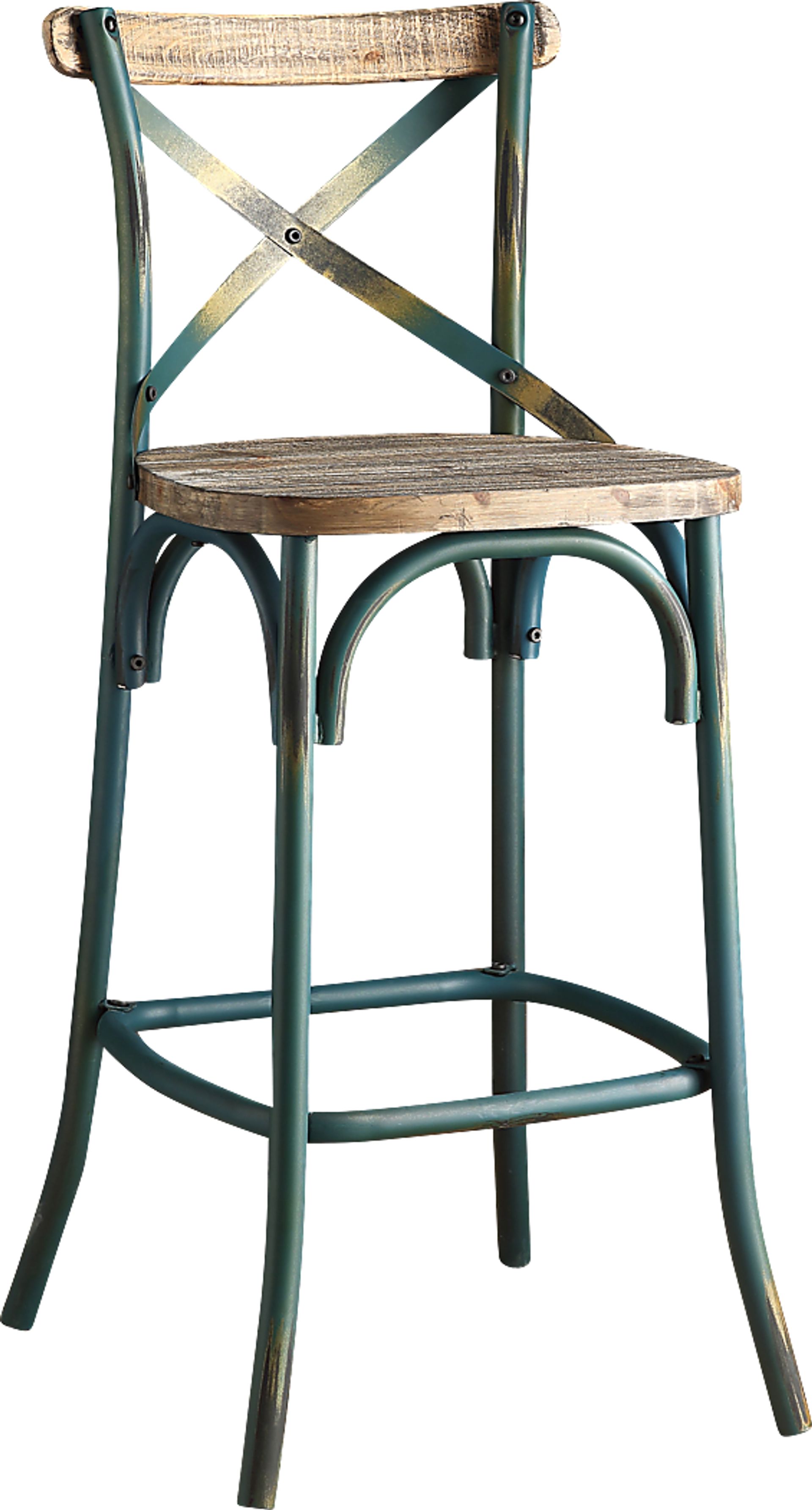 Winhall Turquoise Barstool - Image 1