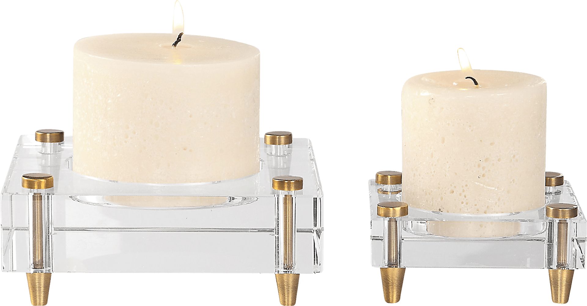 Winnemac Gold Candle Holder, Set of 2 - Image 3