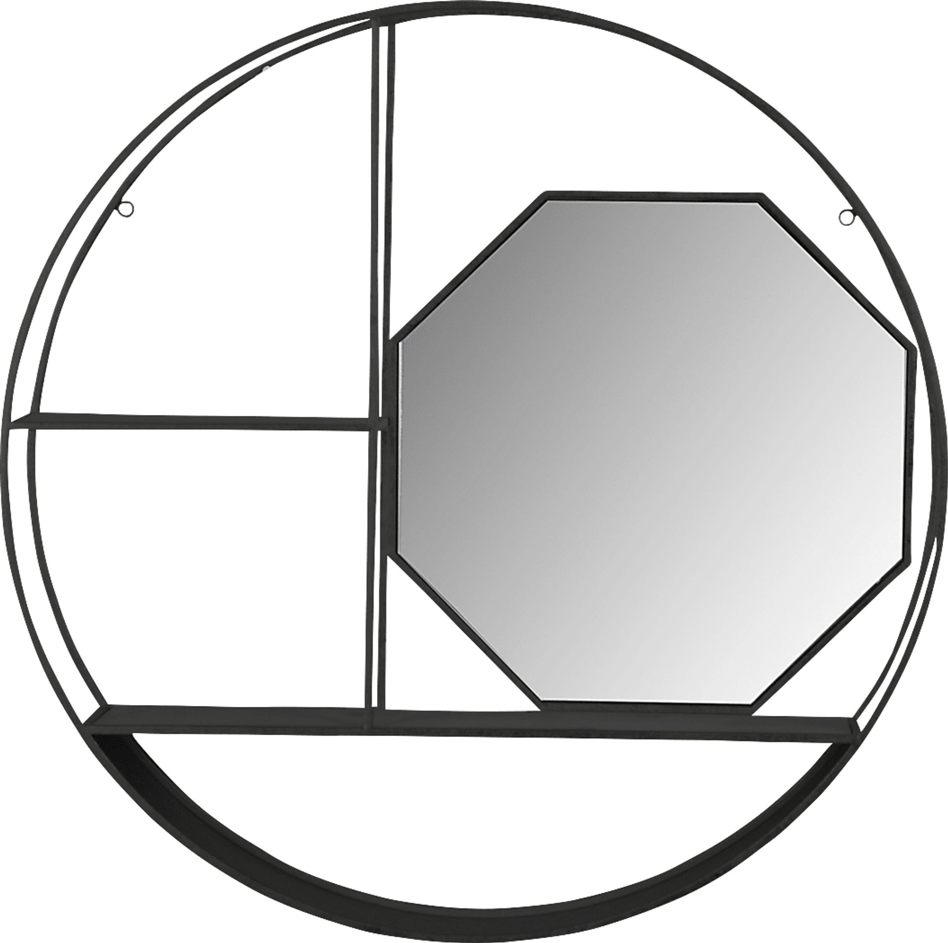 Winniespan Black Wall Shelf - Image 1