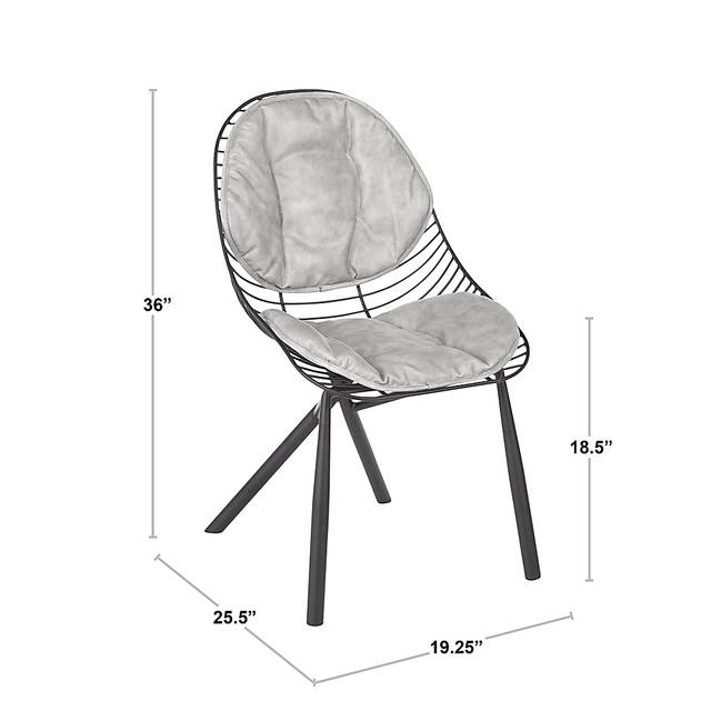Winnifred Espresso Side Chair, Set of 2 - Thumbnail - Image 10