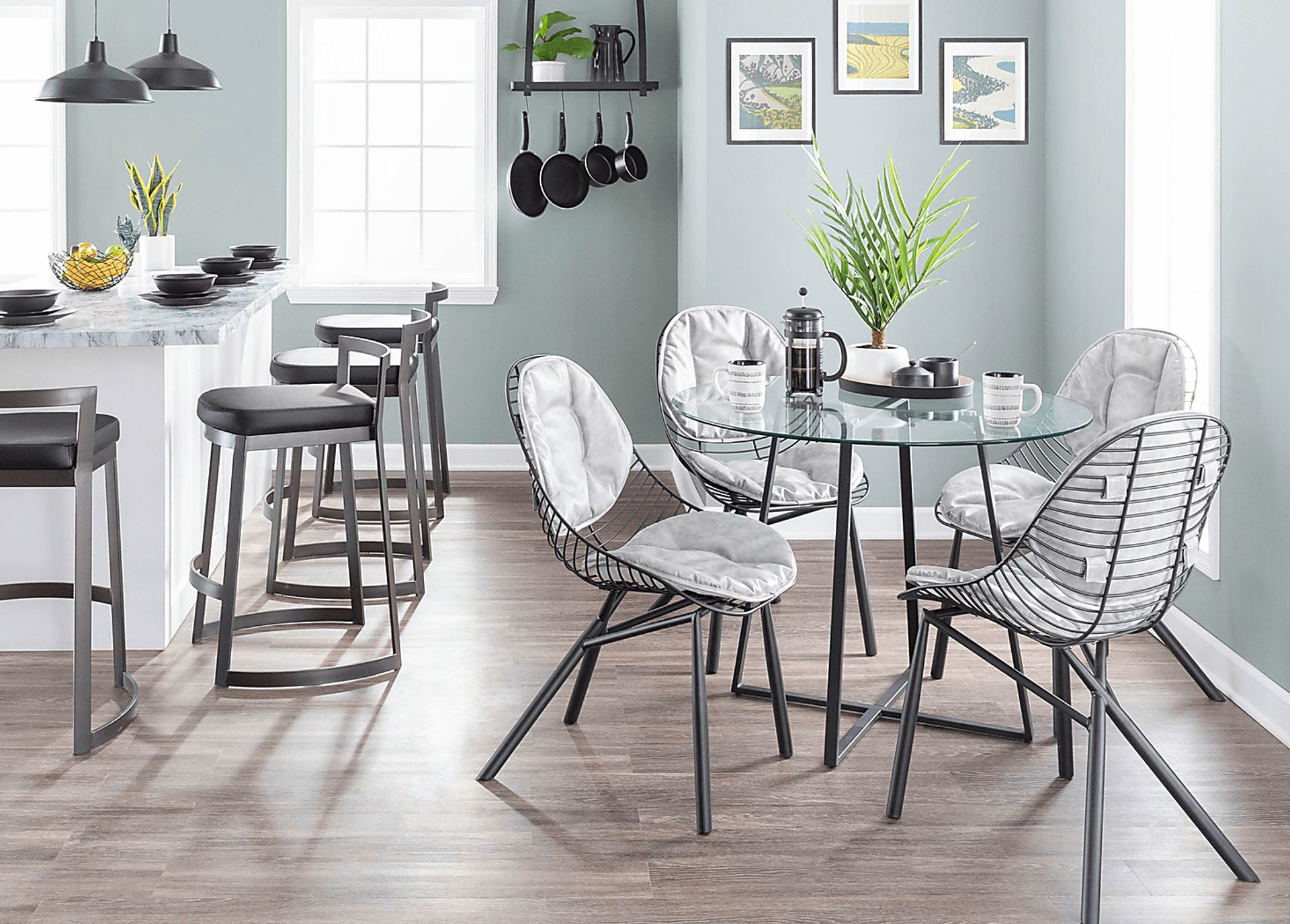 Winnifred Gray Side Chair, Set of 2 - Image 9
