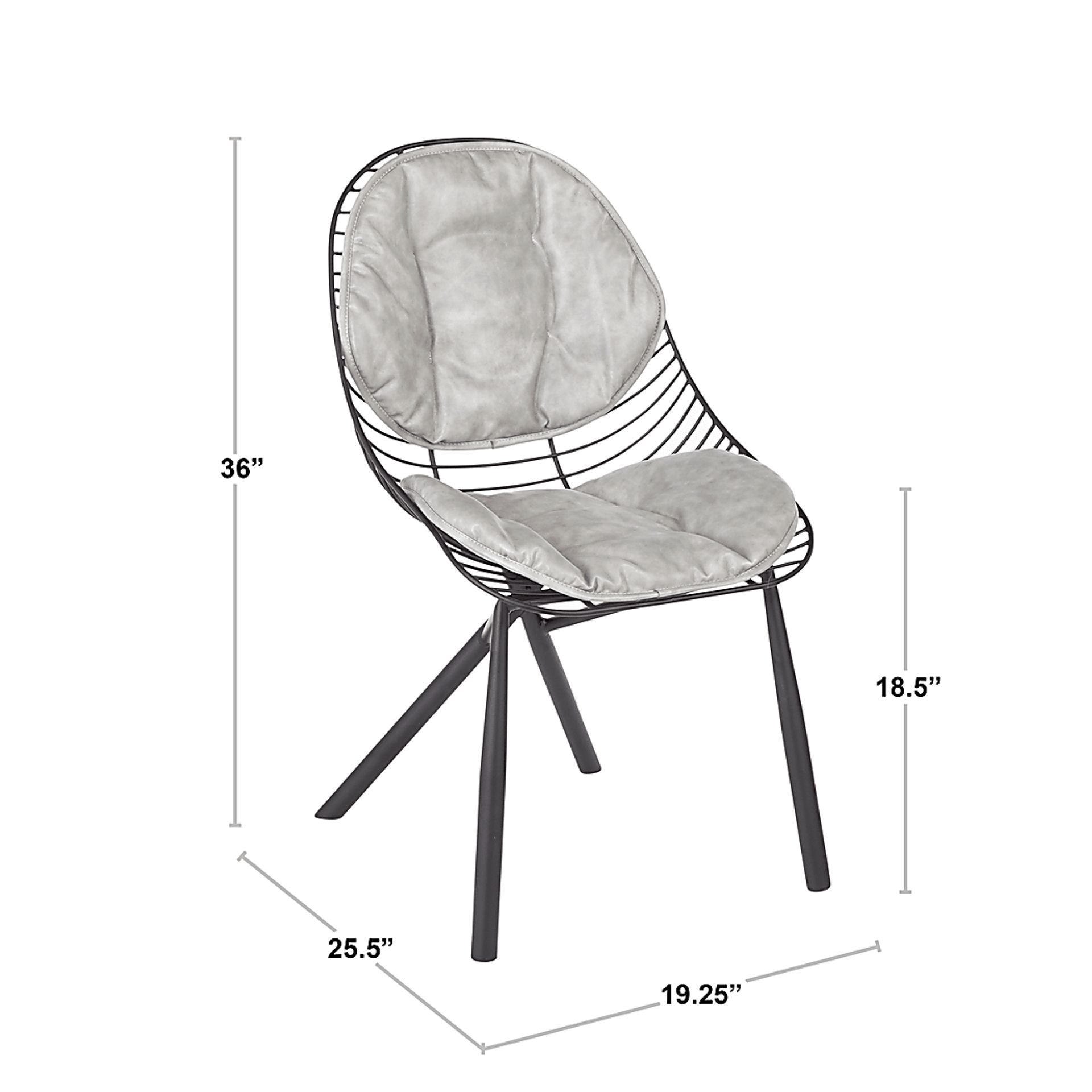 Winnifred Gray Side Chair, Set of 2 - Image 10