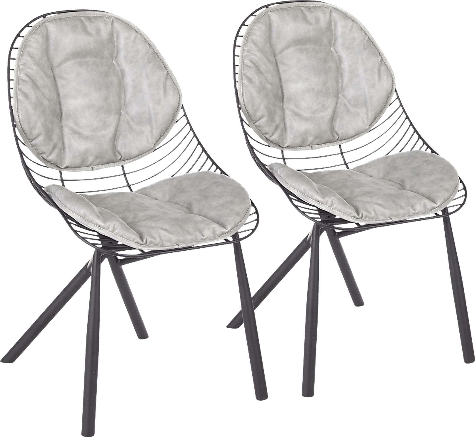 Winnifred Gray Side Chair, Set of 2 - Image 1