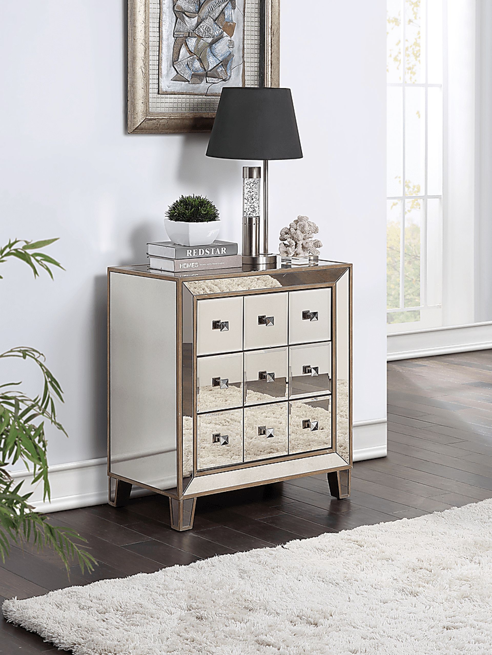 Winnstead Silver Accent Cabinet - Image 5