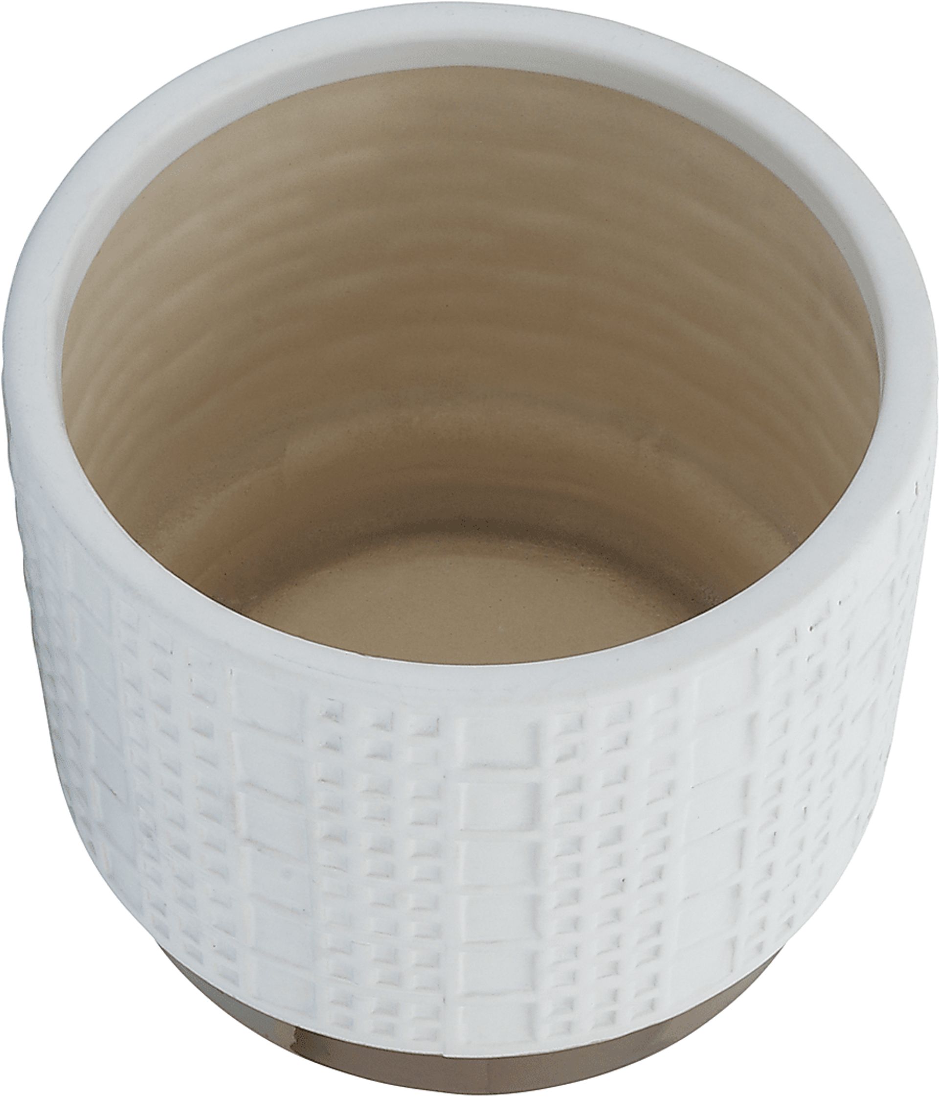Winoca I White Planter, Set of 2 - Image 4