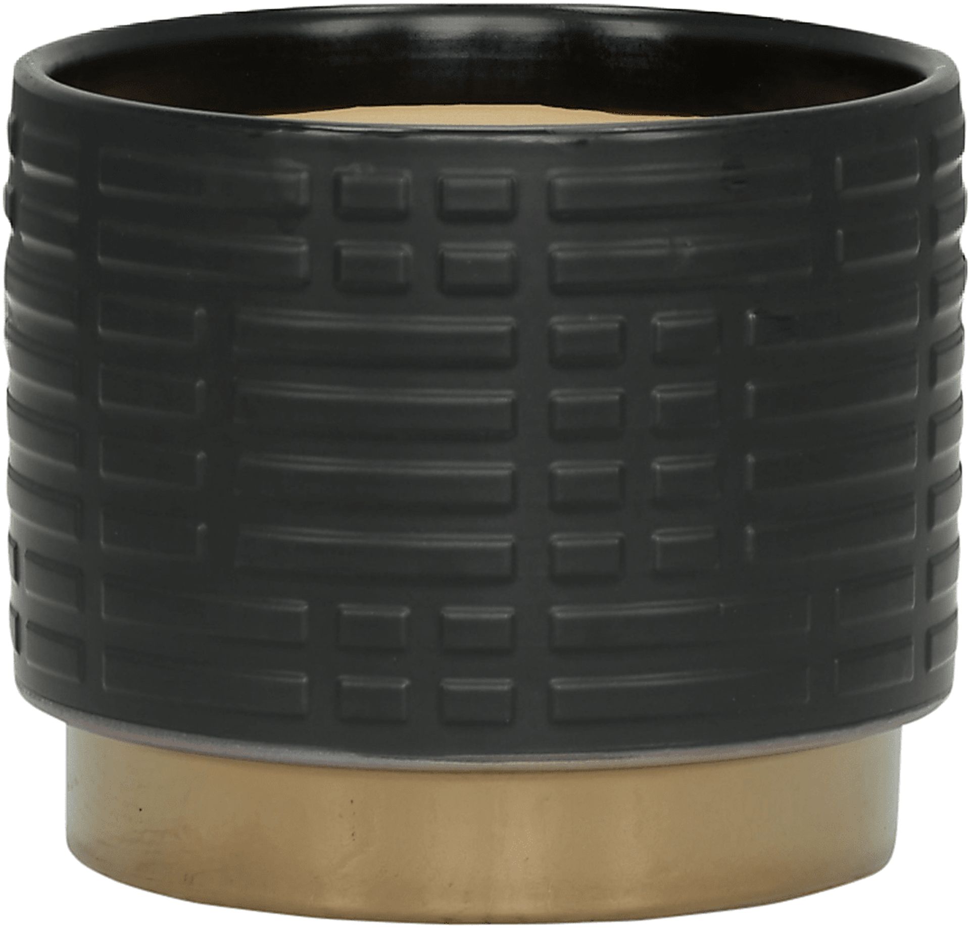 Winoca II Black Planter, Set of 2 - Image 3