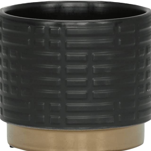 Winoca II Black Planter, Set of 2 - Thumbnail - Image 8