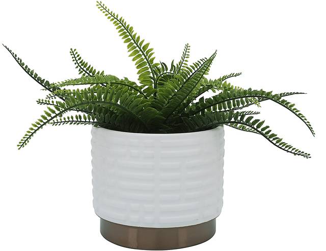 Winoca II White Planter, Set of 2 - Thumbnail - Image 2