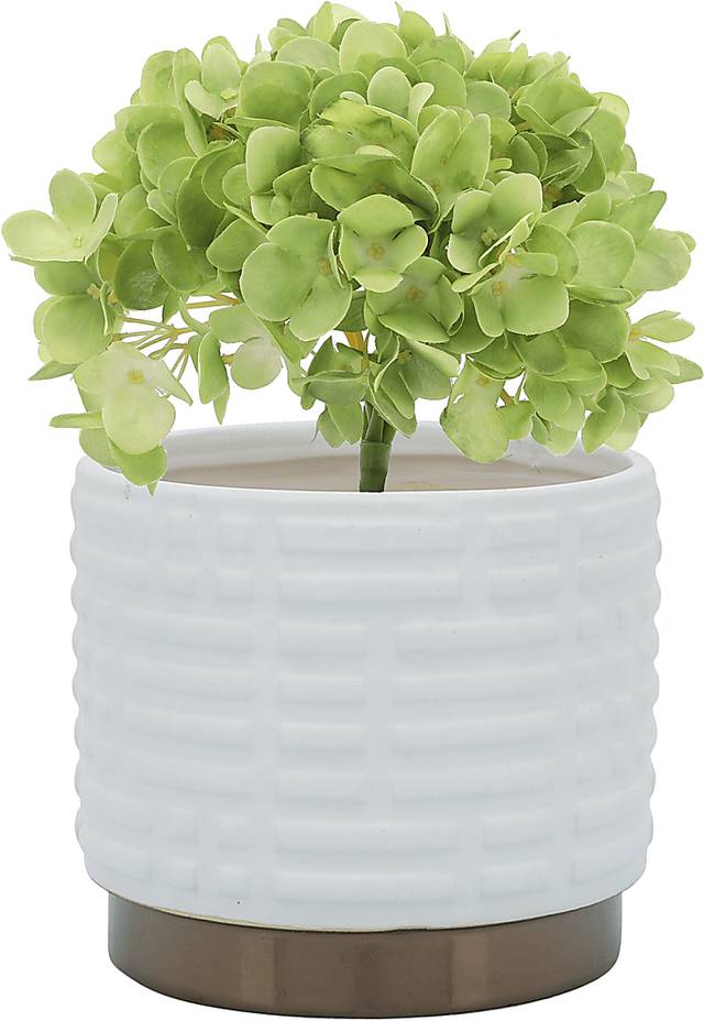 Winoca II White Planter, Set of 2 - Thumbnail - Image 3