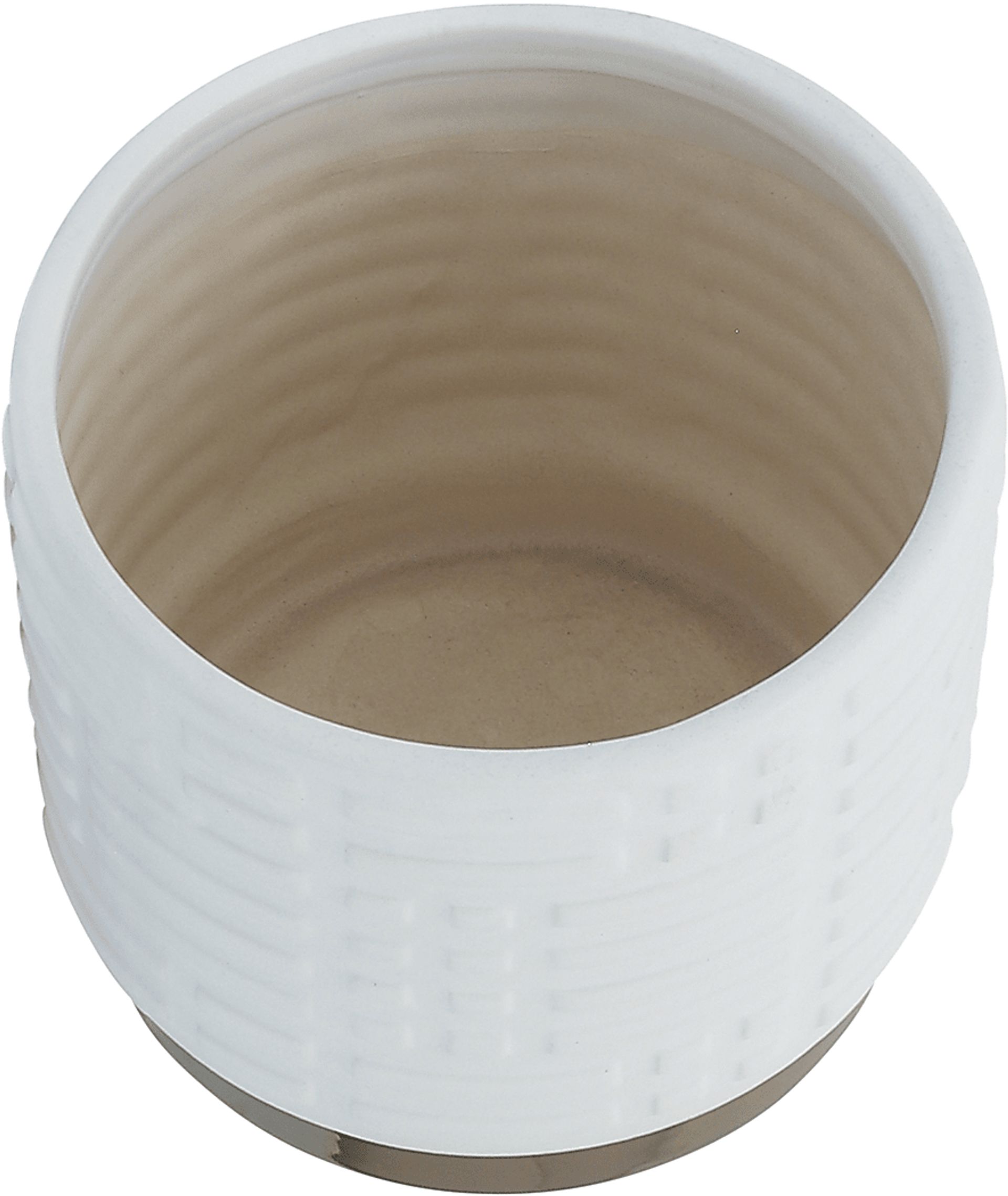Winoca II White Planter, Set of 2 - Image 4