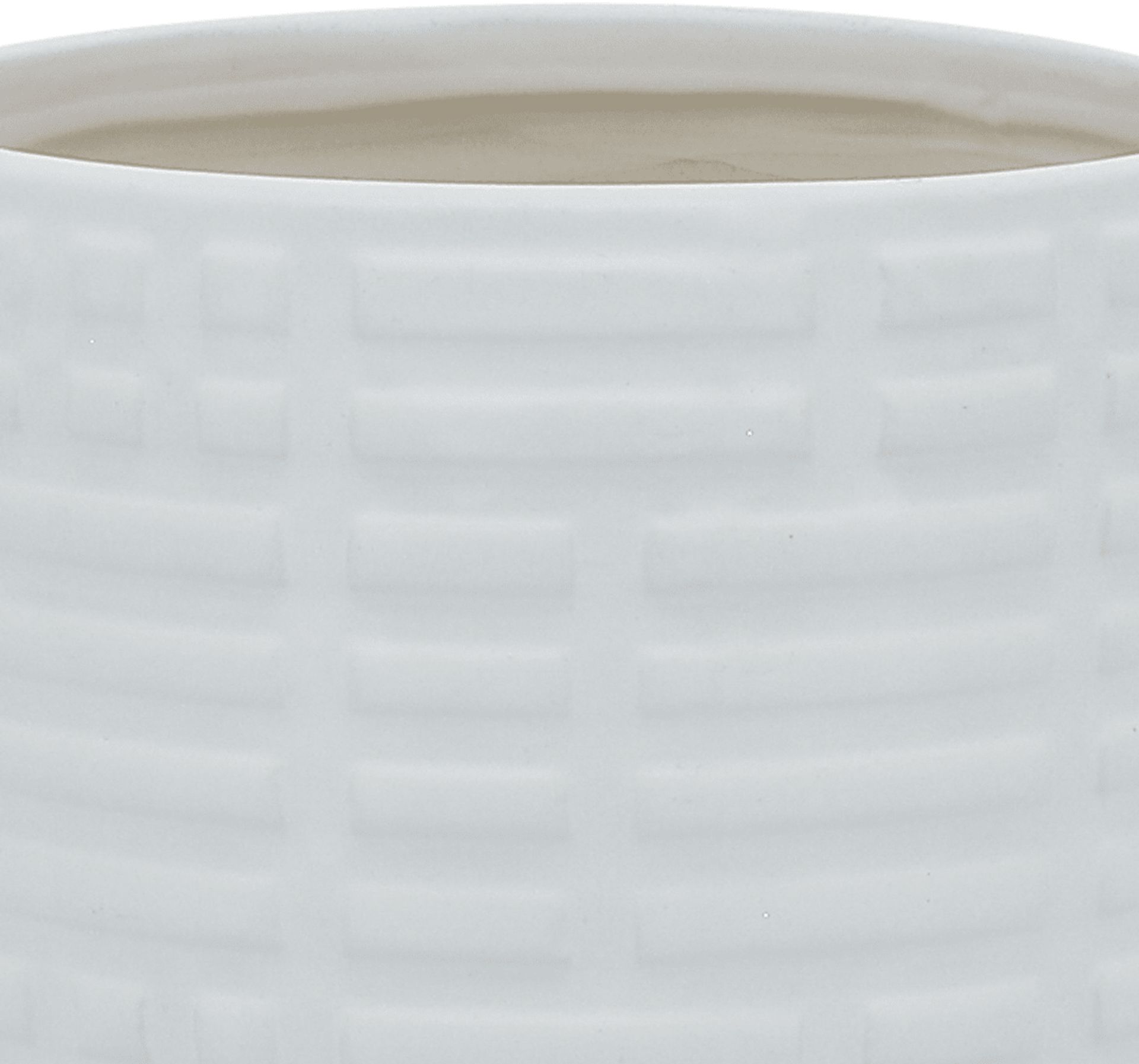 Winoca II White Planter, Set of 2 - Image 6