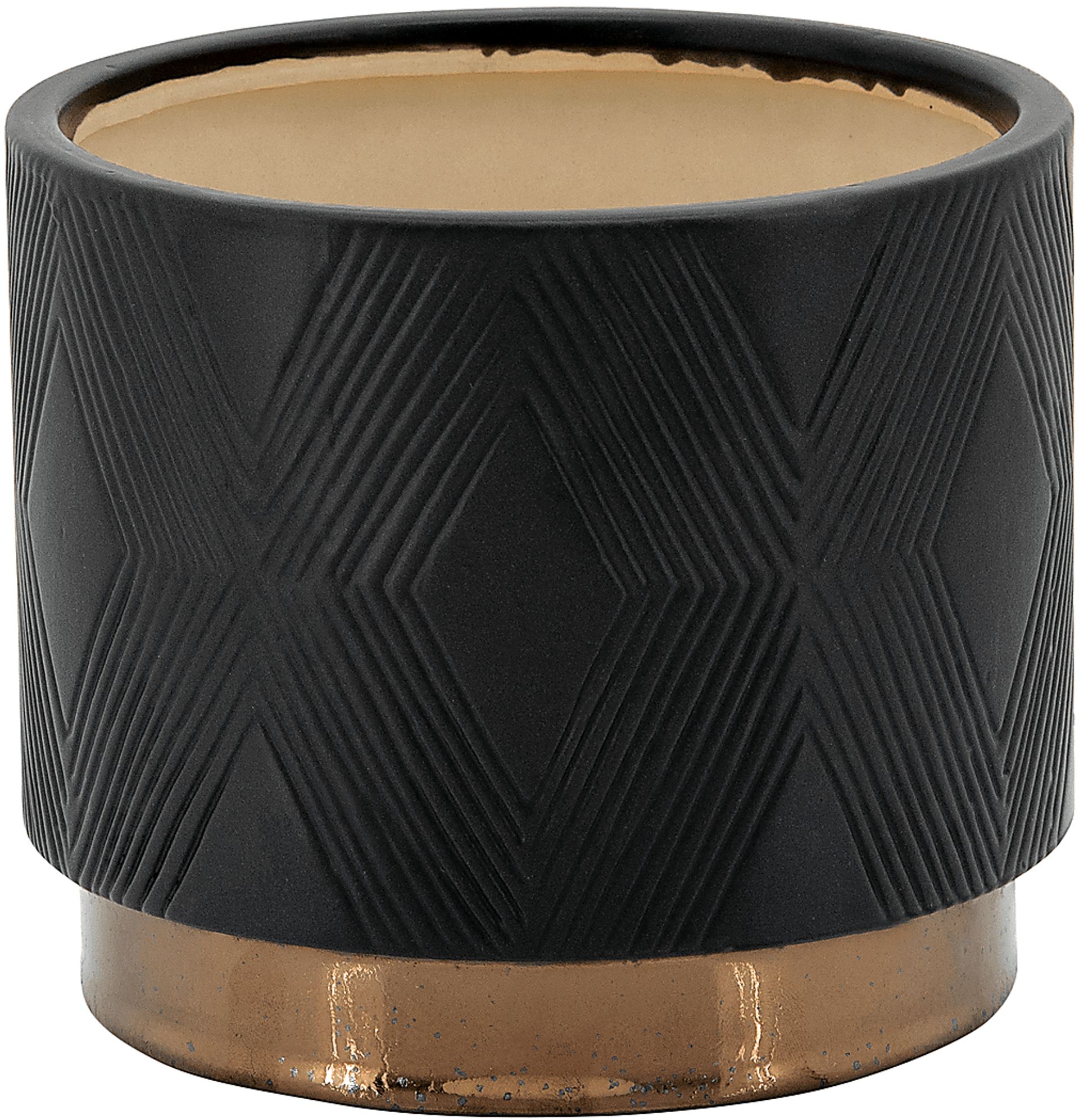 Winoca III Black Planter, Set of 2 - Image 4