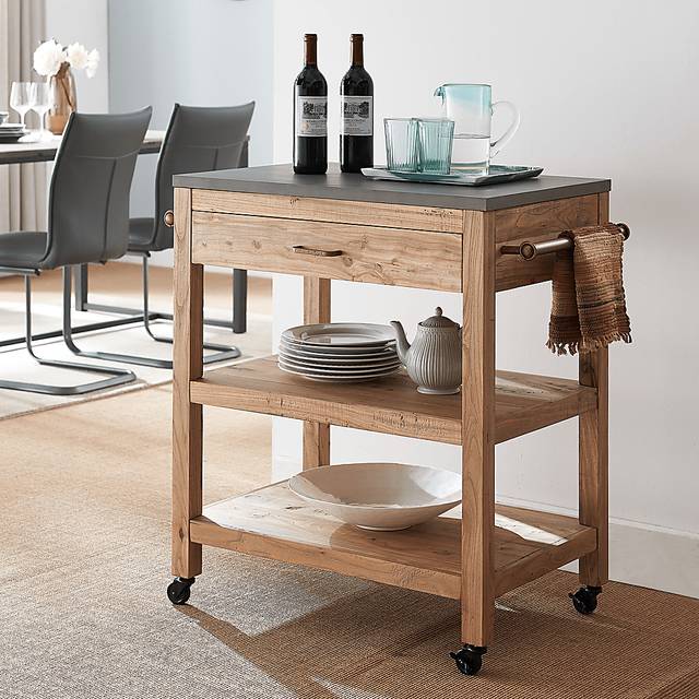 Winola Natural Kitchen Island - Thumbnail - Image 6