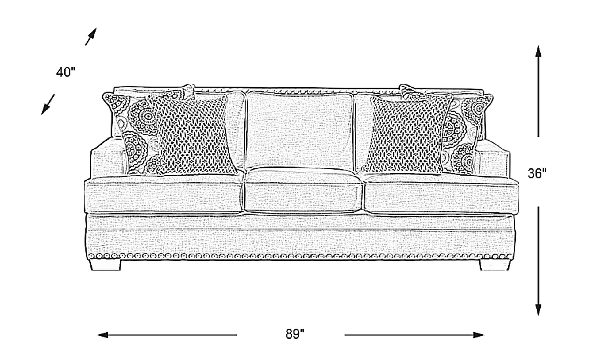 Dimension Image. Please refer to the Dimension Tab on this page for dimension details.