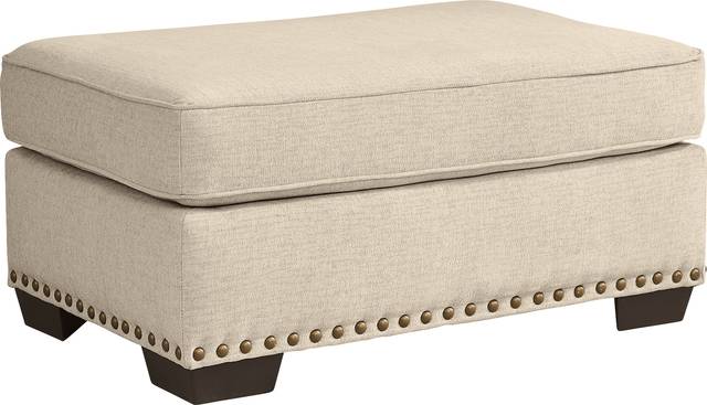 Winsborough Beige Ottoman - Thumbnail - Image 2