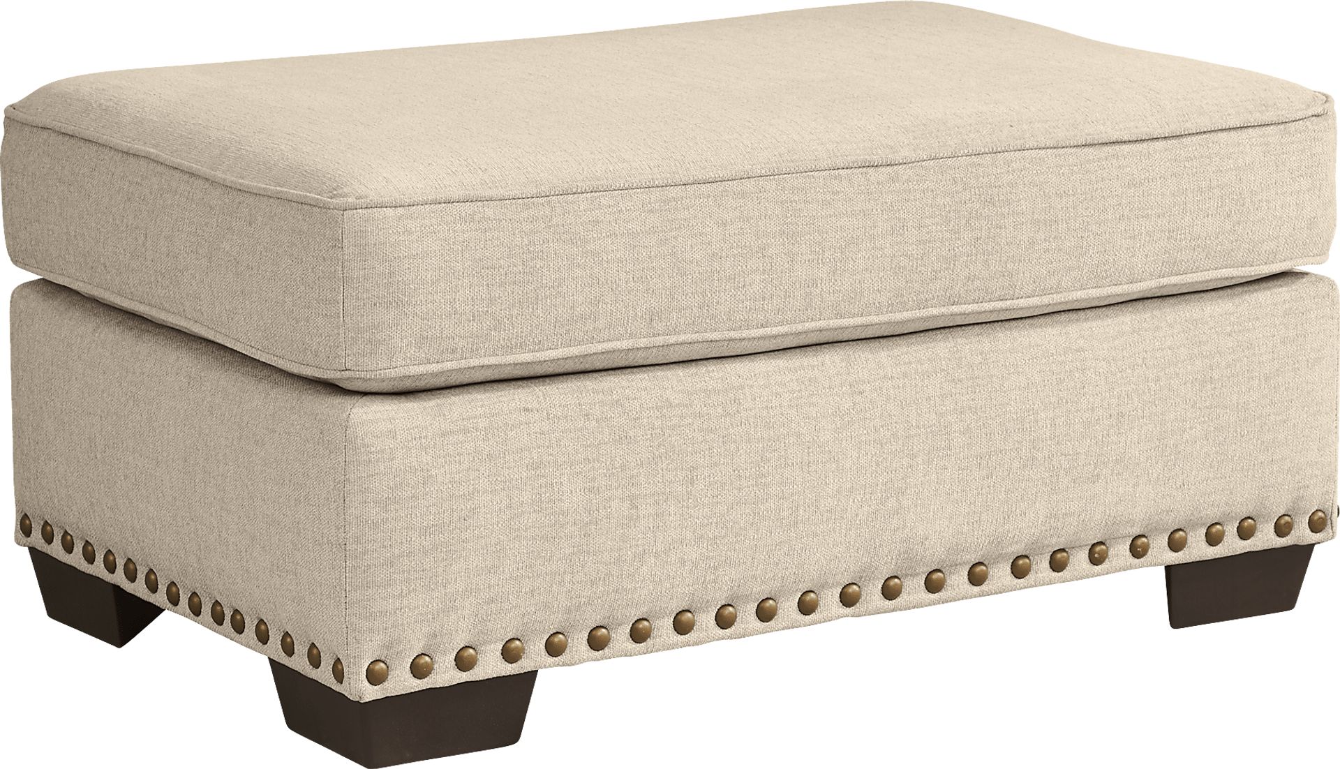 Winsborough Beige Ottoman - Image 2