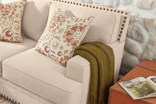 Winsborough Beige 7 Pc Living Room with Sleeper Sofa - Thumbnail - Image 3