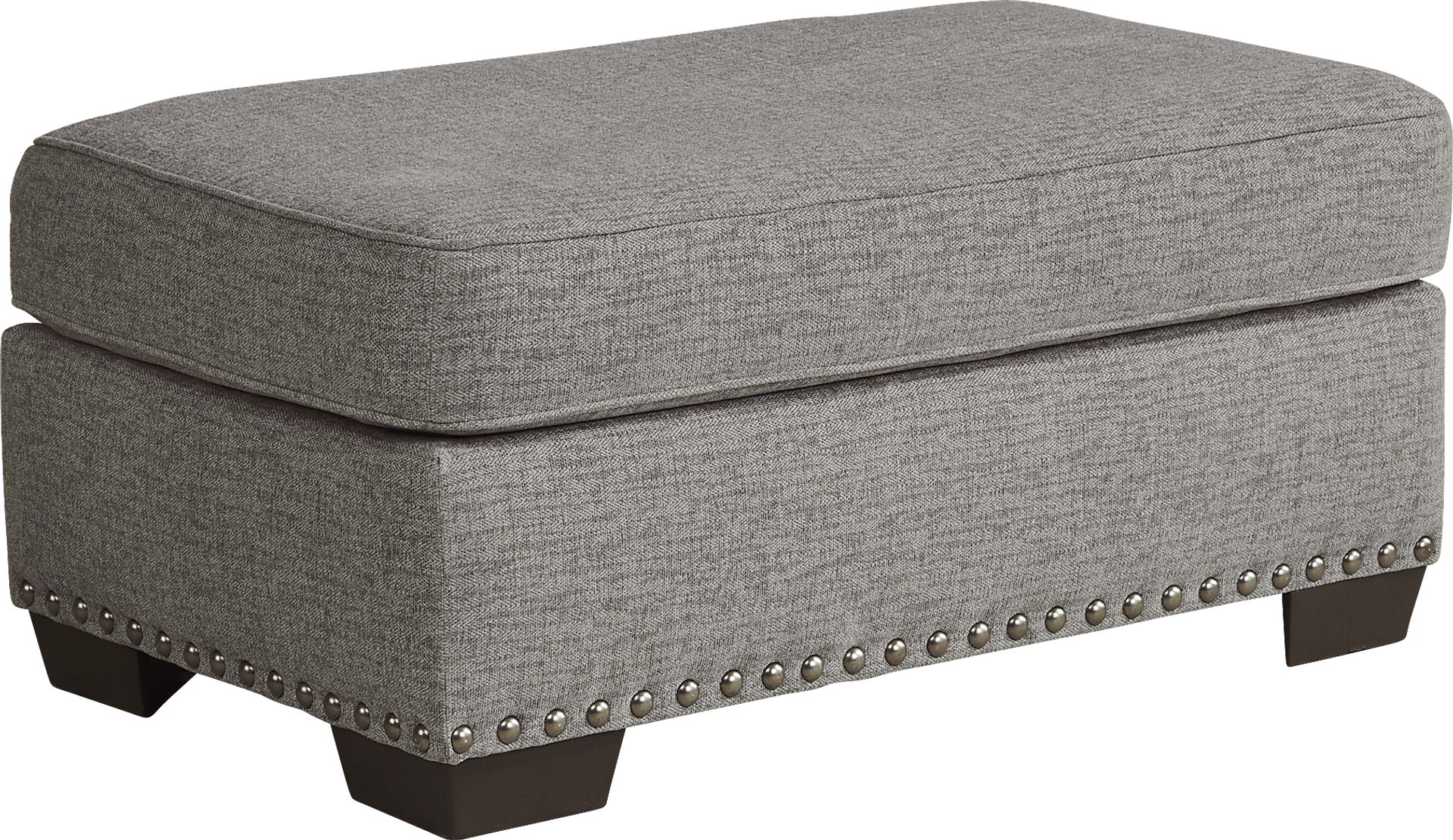 Winsborough Gray Ottoman - Image 2