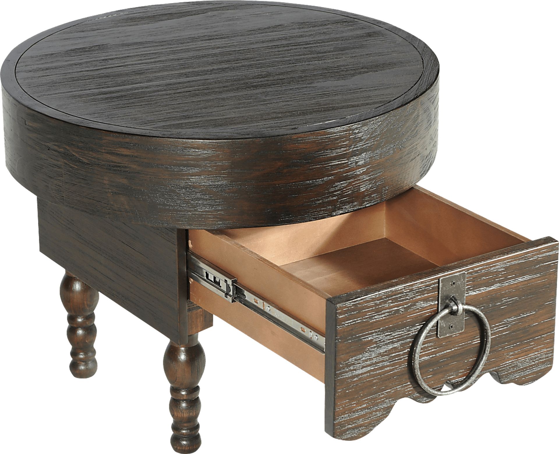 Winsford Brown Accent Table - Image 2