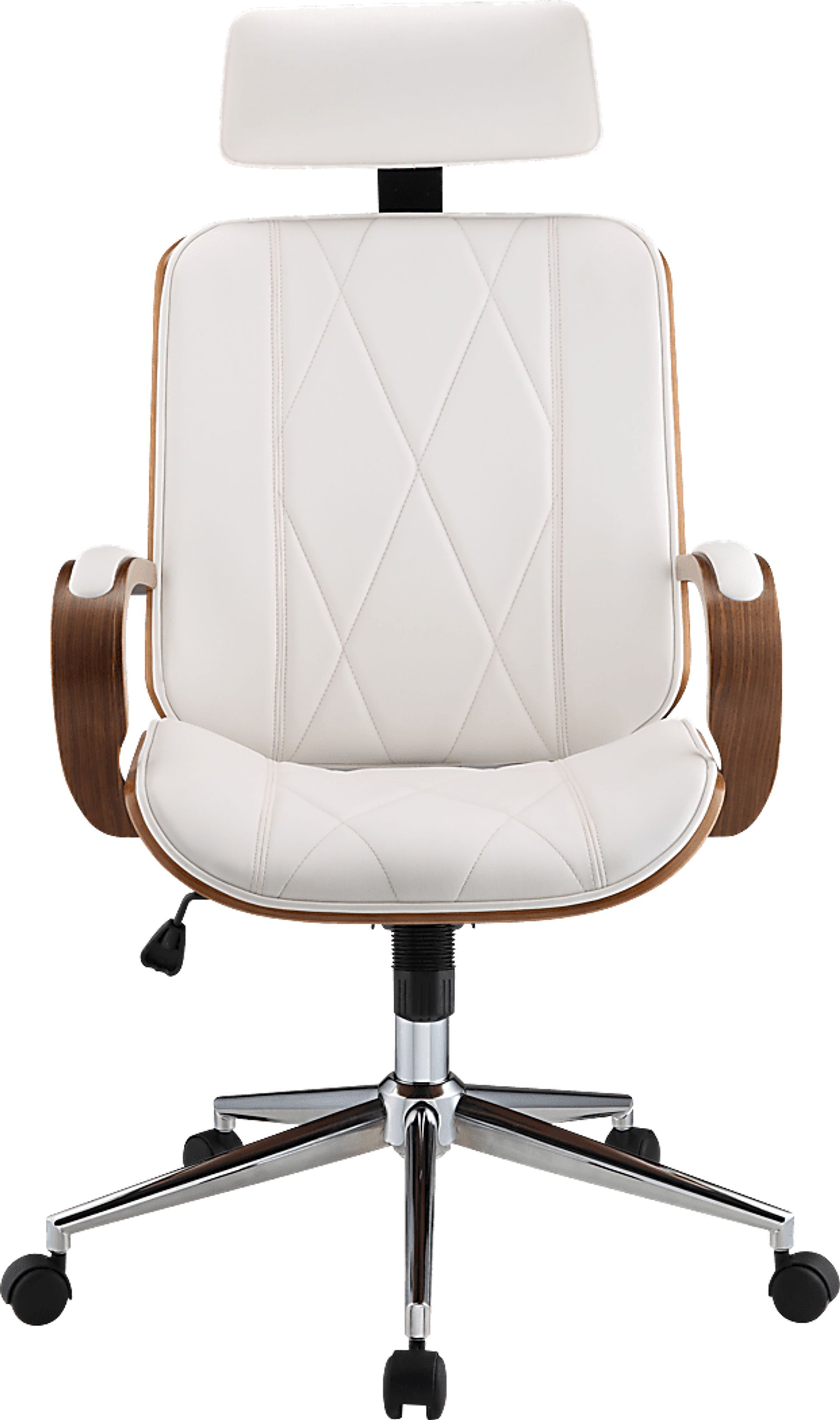 Winship White Swivel Desk Chair - Image 2