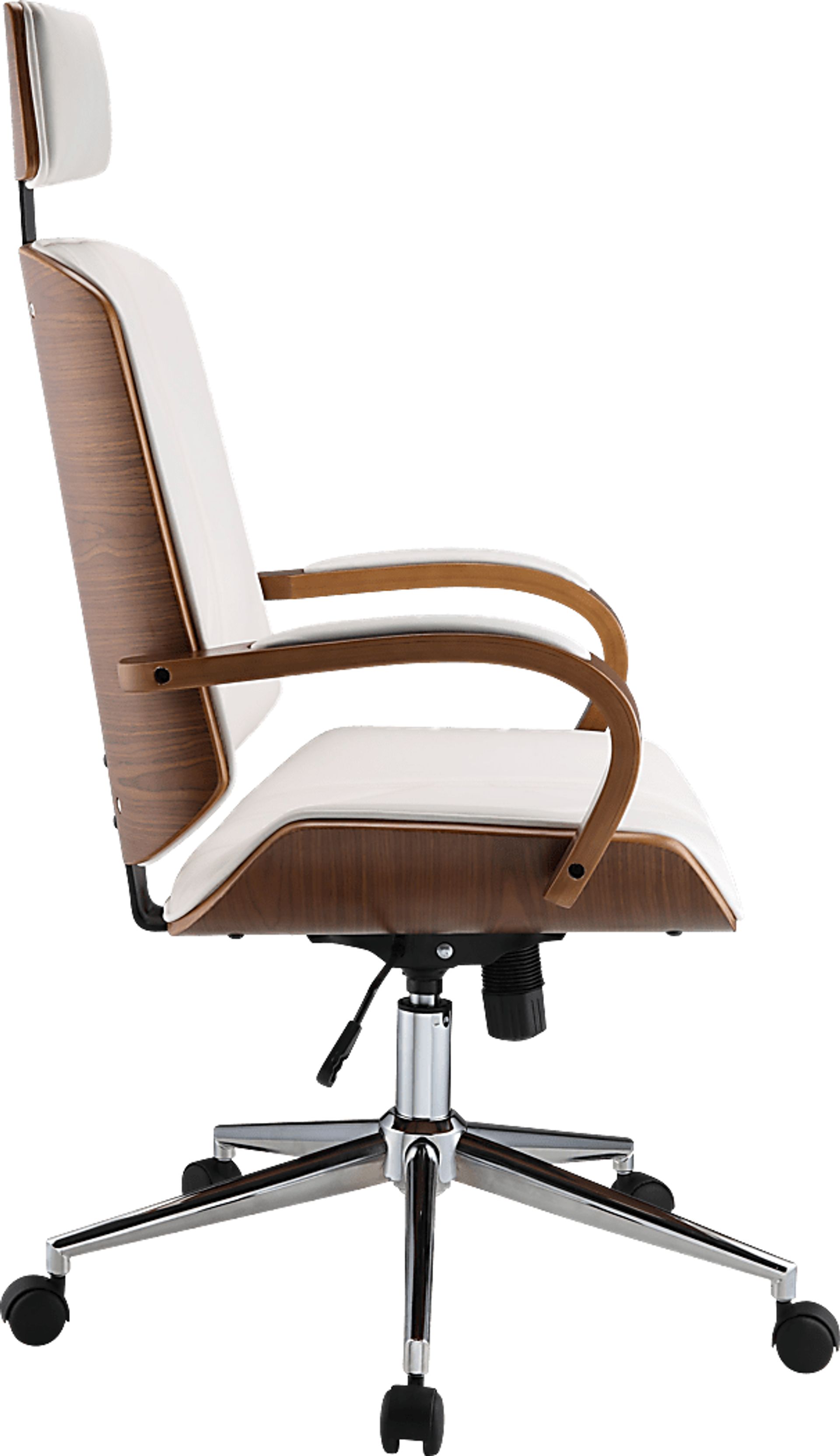 Winship White Swivel Desk Chair - Image 3