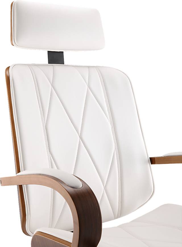 Winship White Swivel Desk Chair - Thumbnail - Image 5