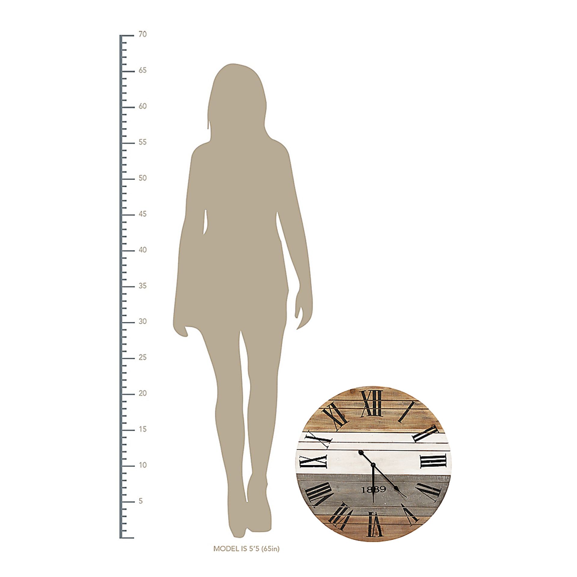 Winsley Brown Clock - Image 2