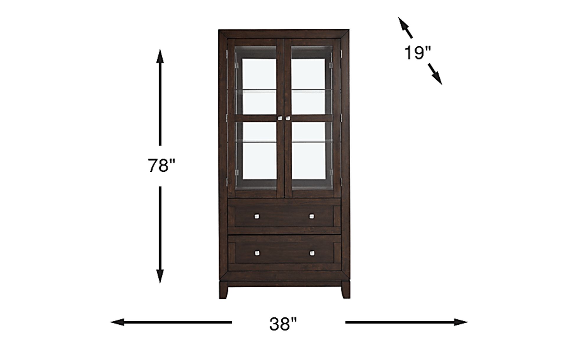 Dimension Image. Please refer to the Dimension Tab on this page for dimension details.