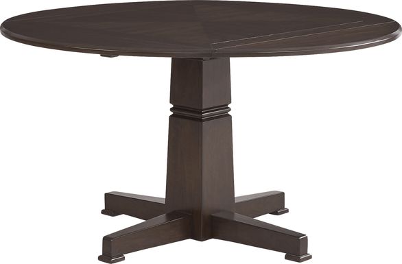 Winslow Brown Cherry Round Dining Table