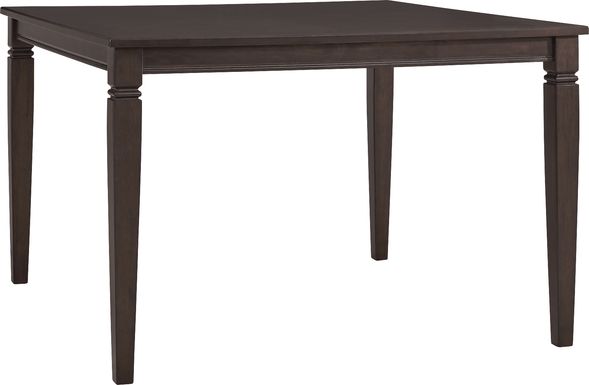 Winslow Brown Cherry Finish Square Counter Height Dining Table