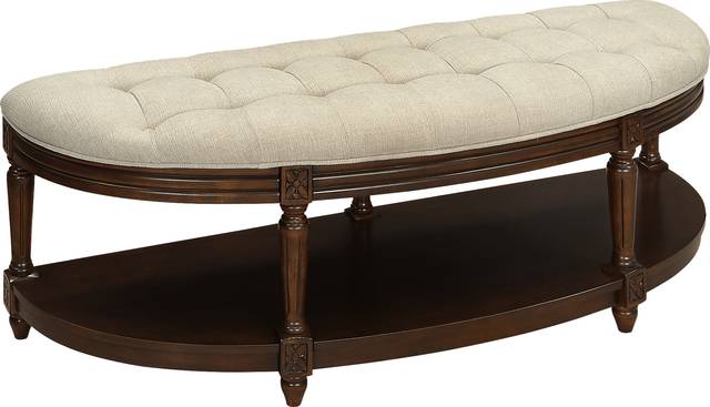 Winslow Place Linen Accent Bench - Thumbnail - Image 2