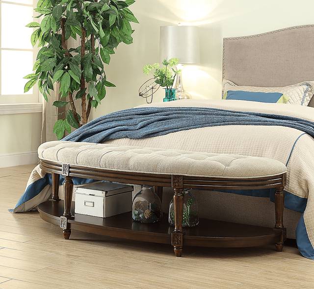 Winslow Place Linen Accent Bench - Thumbnail - Image 5