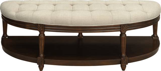 Winslow Place Linen Accent Bench - Thumbnail - Image 1