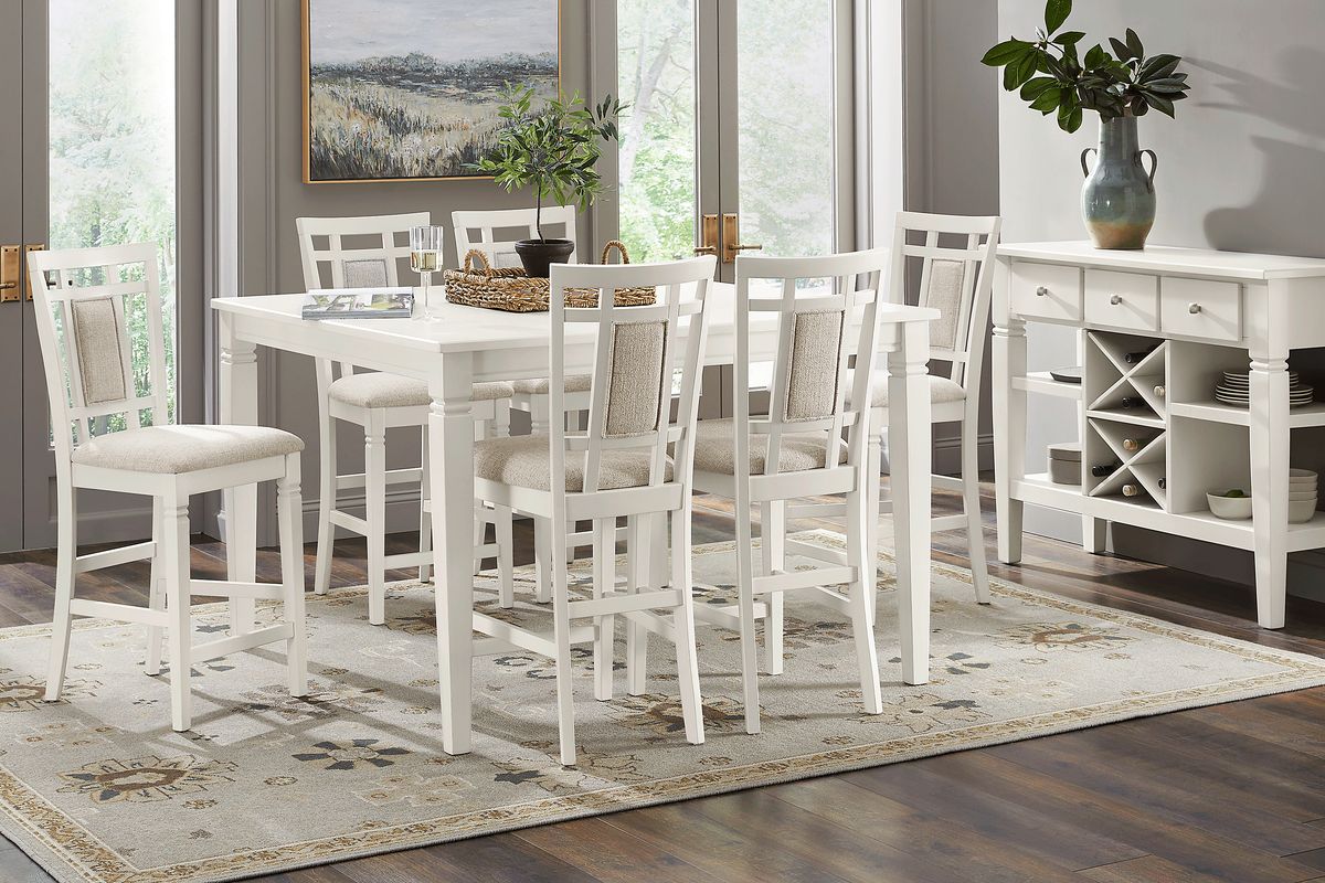 Piece Square Counter Height Dining Set Coaster® Stanton 7-Piece