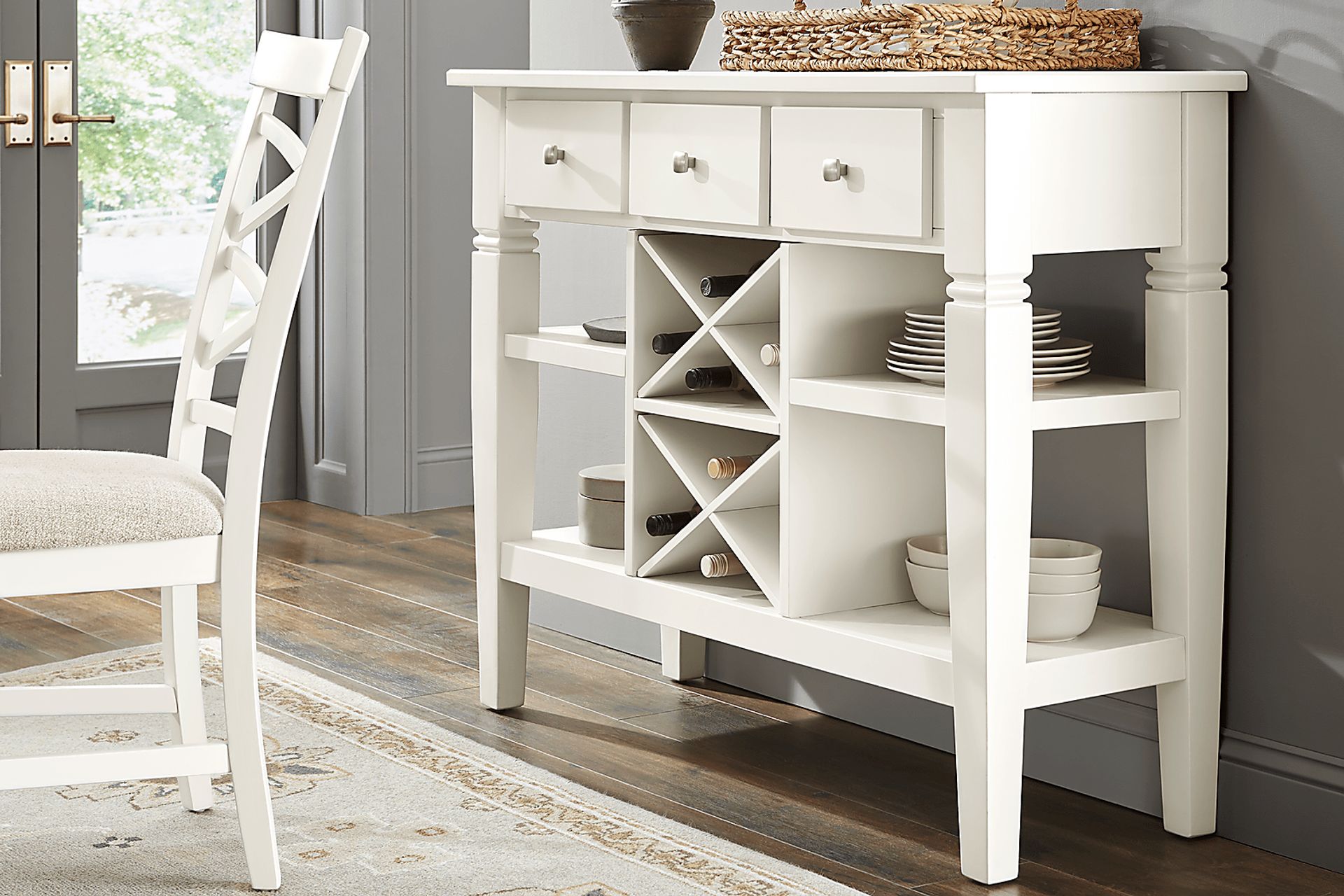 Winslow White Sideboard - Image 3