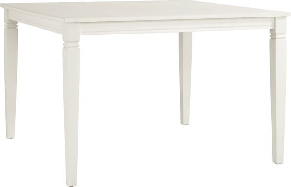 Winslow White Square Counter Height Dining Table