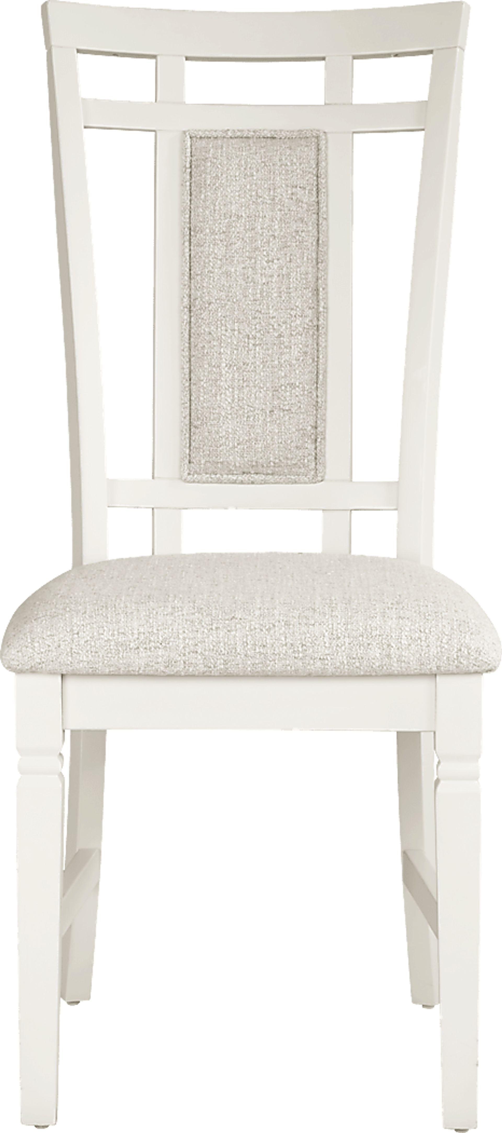 Winslow White Upholstered Side Chair - Image 2